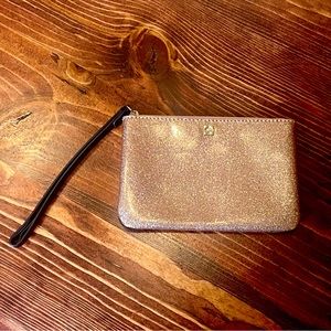 Kate Spade Clutch Pink Glitter Wristlet